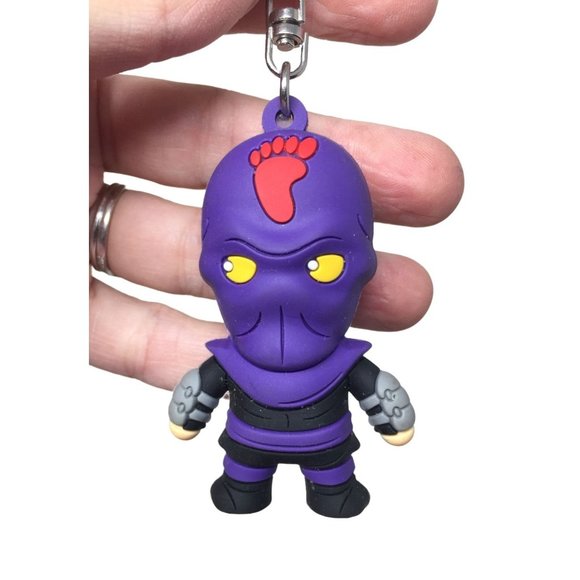 Foot Ninja Keychain - Teenange Mutant Ninja Turtles Villan TMNT 2016 Viacom Intl - Picture 1 of 6